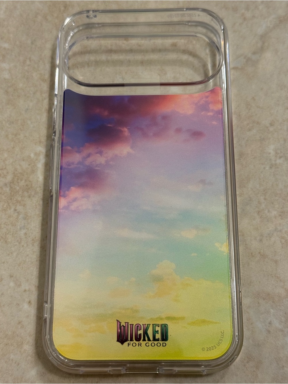 Wicked for Good, Spigen Pixel Phone Case with Pastel Sky Artwork